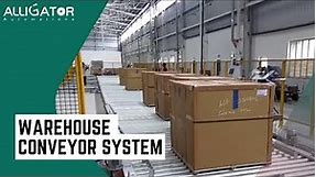 Warehouse Conveyor System - Automated Material Handling