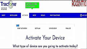 ACTIVATE TRACFONE ONLINE, Mobile PHONE ACTIVATION