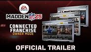 Madden 25 Connected Franchise Trailer featuring Owner Mode