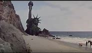 Planet of the Apes filming location. Final scene, the Statue of Liberty. Malibu, California.