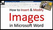 How to Insert and Modify Images in Microsoft Word