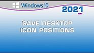 Save Desktop Icon Positions