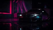 4K BMW M2 Night Rain - Relaxing Live Car Wallpaper