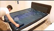 How to install a Waterbed liner- By Aquaglow