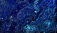 Glossy Blue Liquid Background