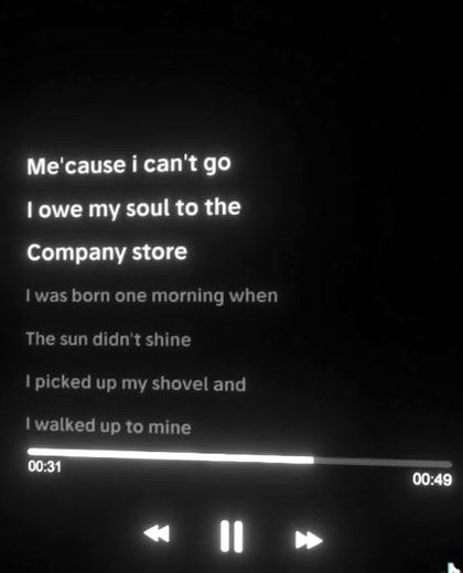 16 Tons By: Tennessee Ernie Ford | Lyric Video | #musicvibes #songlyrics #fyp #16tons #tennesseeernieford