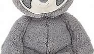 Webkinz 9 inch Sloth Plush, Premium Stuffed Toy Animal, Grey