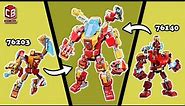 LEGO Iron Man Mech Combined set 76140 and 76203 Crix Brix Fusion Episode 1 #lego #crixbrix #ironman