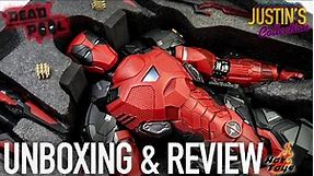 Hot Toys Armorized Deadpool Unboxing & Review