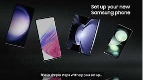 How To Set Up A New Samsung Galaxy Phone | Samsung UK