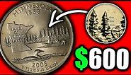 RARE 2005 QUARTERS WORTH MONEY - VALUABLE STATE QUARTERS TO LOOK FOR