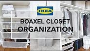 [ANOTHER] CLOSET MAKEOVER: Installing Ikea Boaxel System – master bedroom closet organization