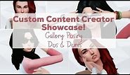 Sims 4 Custom Content Creator Showcase: Gallery Poses Dos and Donts!