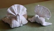 Towel Art - Towel Turkey Folding | Towel Origami | How to Make Towel Animal Peacock |