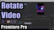 How to Rotate a video in Premiere Pro (Portrait to Landscape)