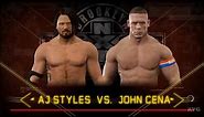 WWE 2K17 - AJ Styles vs John Cena | Gameplay (HD) [1080p60FPS]