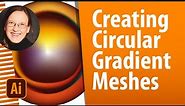 How To Create a Circular Gradient Mesh in Illustrator