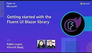 Getting started with the Fluent UI Blazor library