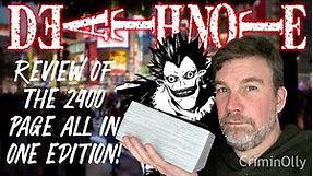 I read a 2400 page book! Death Note All in One Edition manga review!