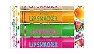 Lip Smacker Original & Best Holiday Flavored Lip Balm Party Pack, Oatmeal Cookie, Vanilla, Mango, Watermelon, Tropical Punch, Cotton Candy, Kiwi, Strawberry, Clear