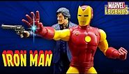 Marvel Legends Iron Man Toy Biz 20th Anniversary Retro Hasbro Action Figure Review