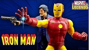 Marvel Legends Iron Man Toy Biz 20th Anniversary Retro Hasbro Action Figure Review