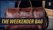 LEATHER WEEKENDER BAG | 5 Qualities To Look For In A Duffle Bag (Beckett Simonon Davis)