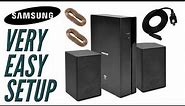How to Set Up a Samsung Rear Speaker Kit