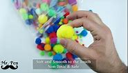 Mr. Pen- Pom Poms Assorted Sizes, 360 Vibrant Colors Pom Poms with 50 Googly Eyes, Pompoms for Crafts, Pom Poms Arts and Crafts, Puff Balls for Crafts, Colored Pom Pom Balls, Fuzzy Balls for Crafts