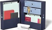 Savor | All-in-One Desk Organizer | Blue – Keep Desk, Office, and Home Organized All-in-One Storage System for Important Files, Documents, Stationery, and Office Supplies