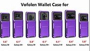 Vofolen Case for Galaxy S9 Plus Case Wallet 4-Slot Pocket Credit Card ID Holder Scratch Resistant Dual Layer Protective Bumper Rugged Rubber Armor Hard Shell Cover for Samsung Galaxy S9 Plus Gun Metal