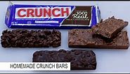 Homemade Crunch Bars Recipe