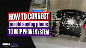 How I Connected A Rotary Phone To VoIP Phone System