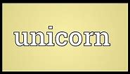 Unicorn Meaning
