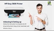 HP Envy 5030 printer setup | Unbox HP Envy 5030 printer | Wi-Fi setup