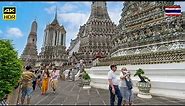 Walking tour Wat Arun Temple Bangkok Thailand 2023