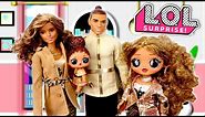 Barbie LOL Family Morning Routine DA Boss Doll - School Rumors & Sister Drama