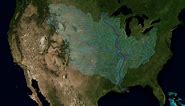 NASA Scientific Visualization Studio | The Rivers of the Mississippi Watershed