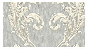 Belgravia Decor Tiffany Scroll Silver Wallpaper