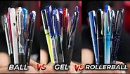 Ball Vs Gel Vs Rollerball Pens |The Best Pen Choice for different use + Best Pens Recommendation ✨