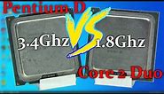 Fast Pentium D vs Slow Core 2 Duo - Which will win? How bad was the Pentium D?