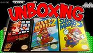 UNBOXING Super Mario Bros. 1,2, & 3 | NES Retro Games