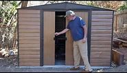 How to replace Metal Shed Door Slides with Roller Wheels