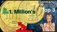 3 ultra Germany 10 Euro Cent 2002 With A and D mintmark Rare Germany 10 Euro Cent Coins Worthmoney!