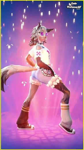 Fortnite Woman Emote Wolfie Skin Thicc Furry 🍑😜😂
