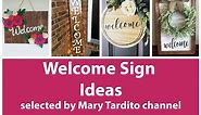 Welcome Signs Ideas - Crafts Ideas to Make and Sell - DIY Home Decor Inspo
