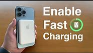 Apple Battery Pack - How to Enable Fast Charging!