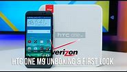 HTC One M9 (Verizon) Unboxing and First Look