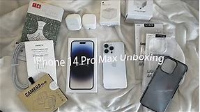 iPhone 14 Pro Max Unboxing ✨ + accessories