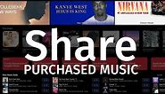 How to Share Purchased Music from the iTunes Store | iPhone iPad iPod